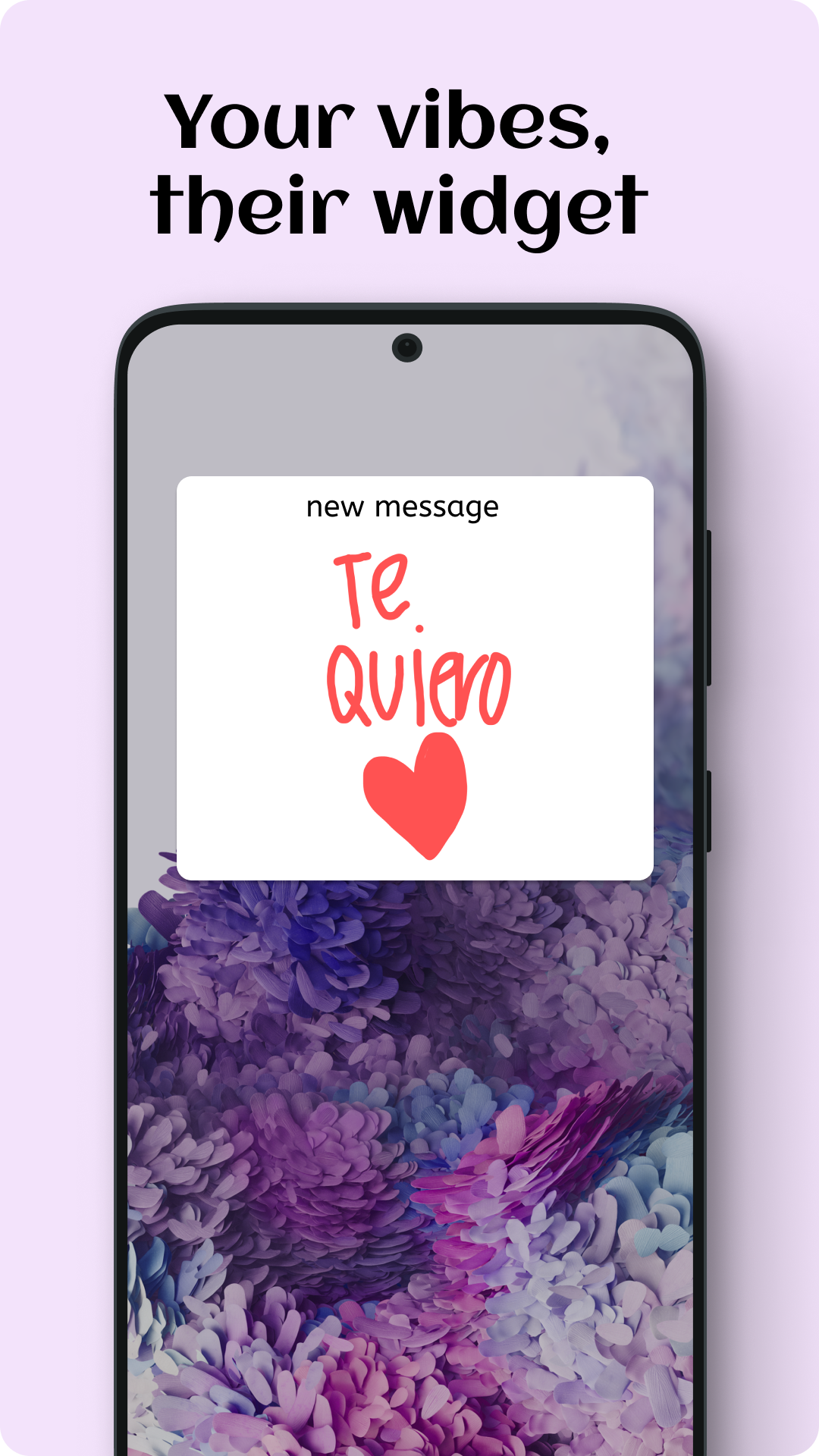 Your vibes, their widget