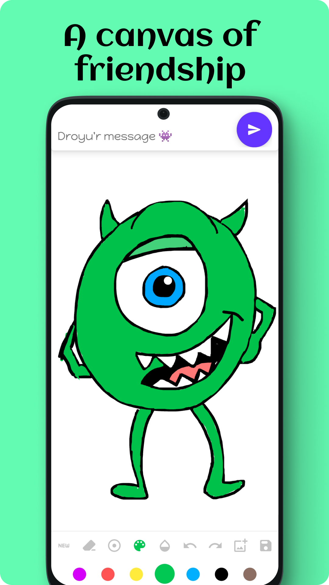 A canvas of friendship